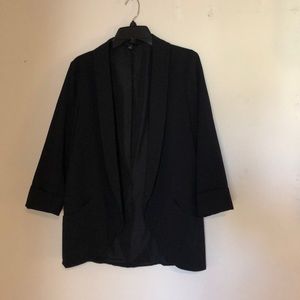 Banana republic relaxed open business blazer
